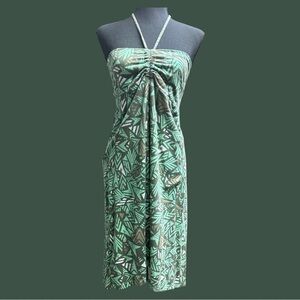 Patagonia Green Halter Neck Dress Size Medium